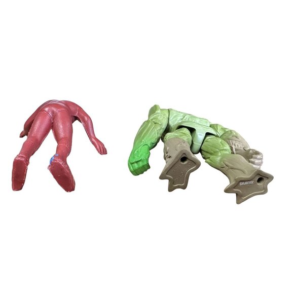 Toy Lot 2 Action Figures Swamp Thing & Random Wrestler - Picture 3 of 6